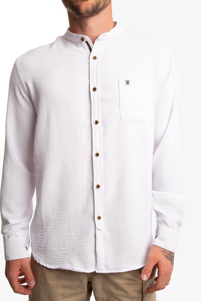 CAMISA ML MAO BLANCO
