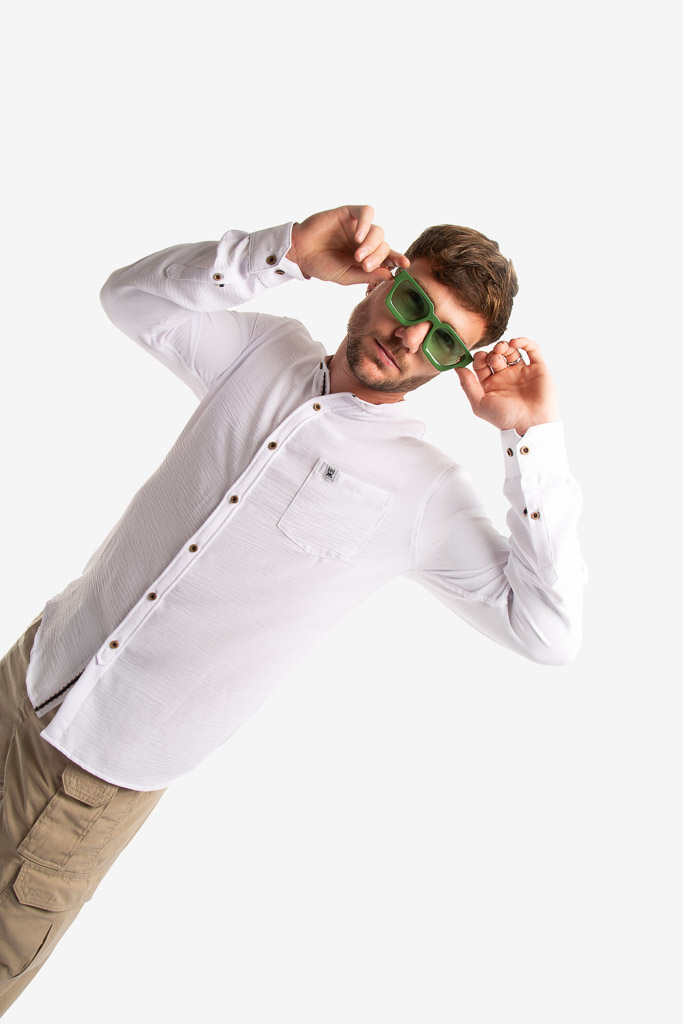 CAMISA ML MAO BLANCO