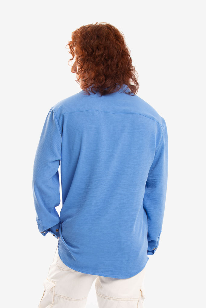 CAMISA ML MAO CELESTE P2