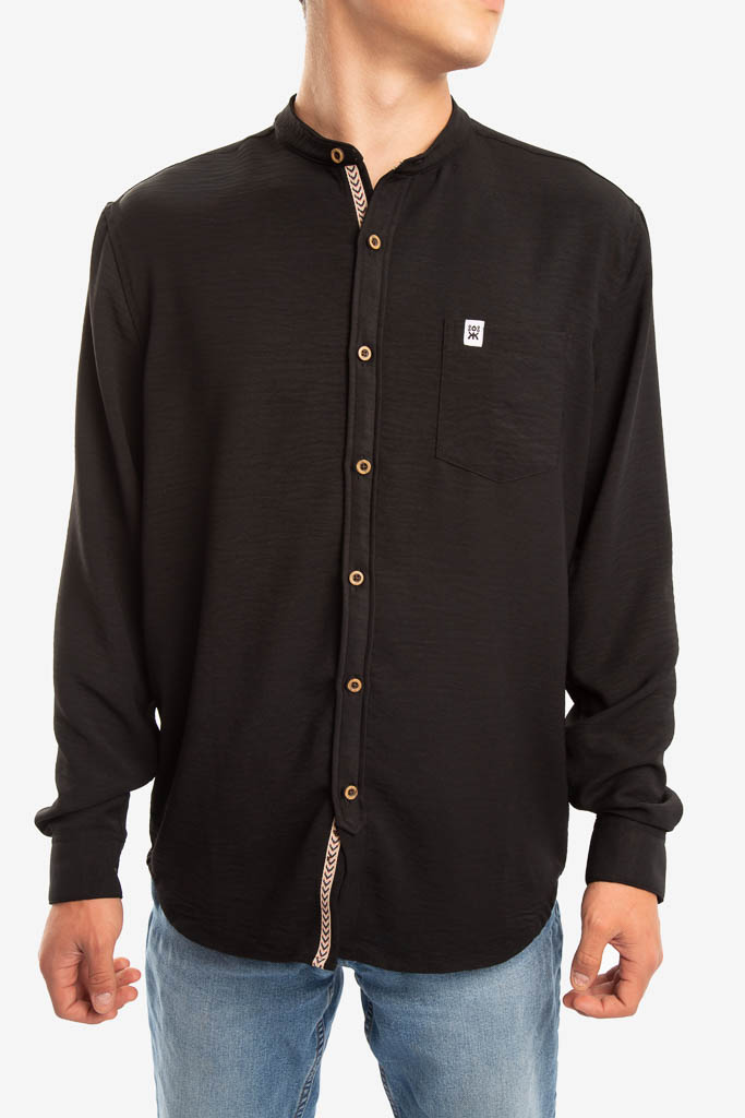 CAMISA ML MAO NEGRO P2