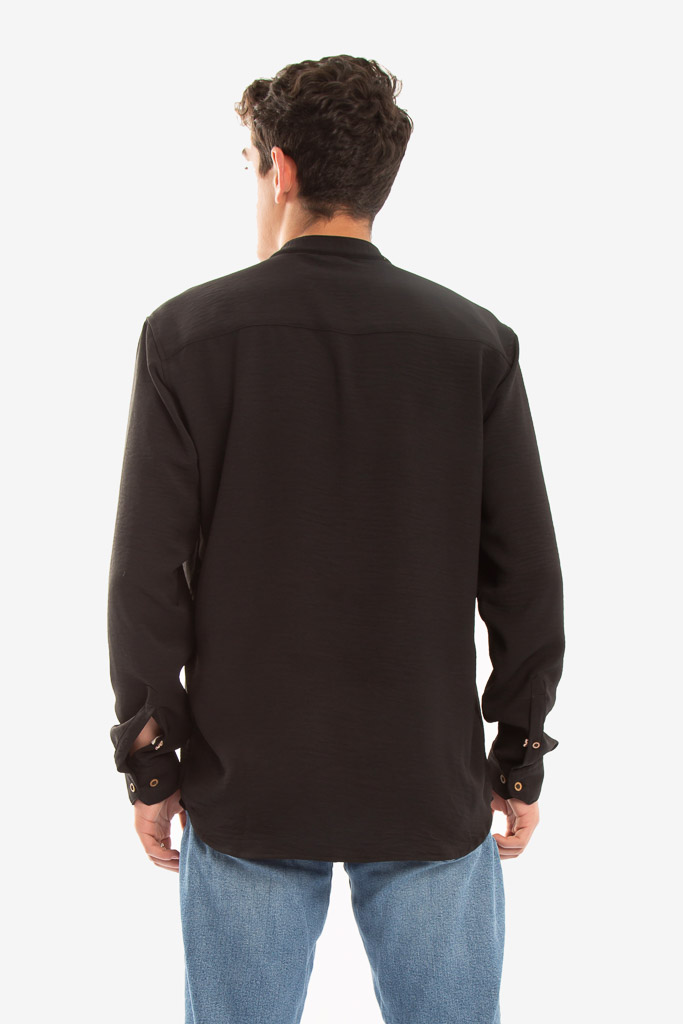 CAMISA ML MAO NEGRO P2