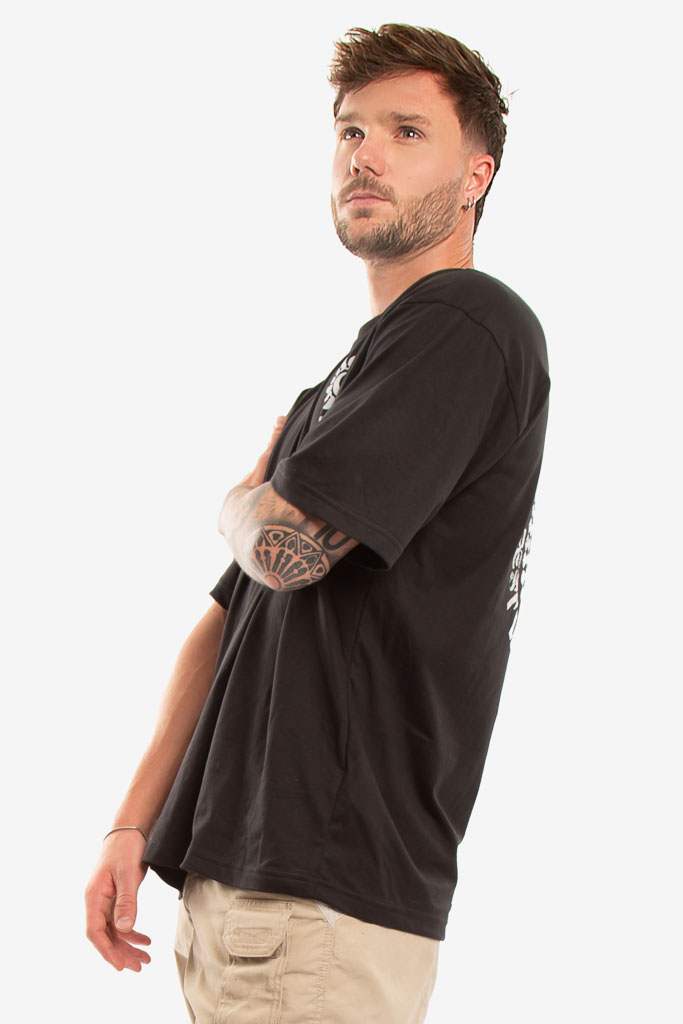 CAMISETA NEGRA RISE WITH THE SUN