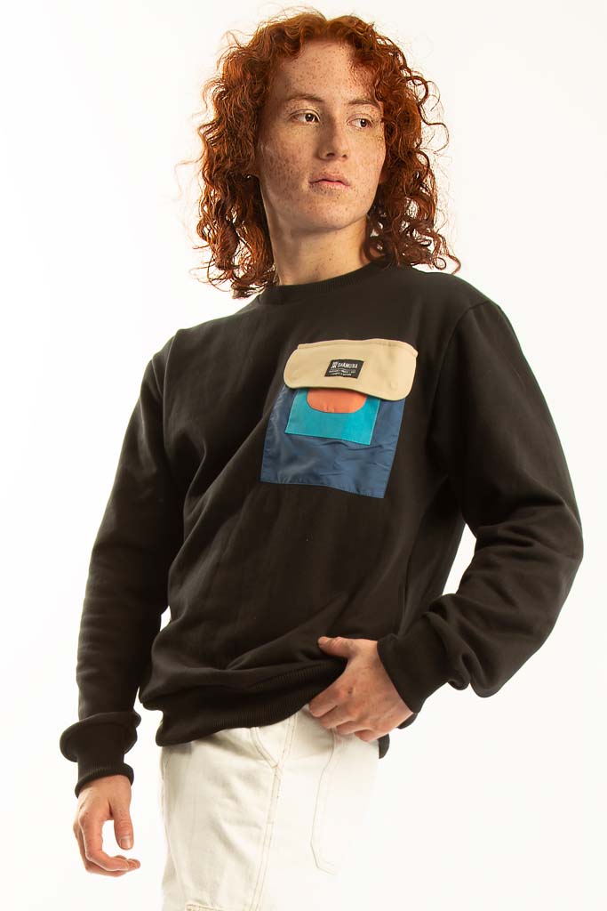 SUDADERA CARGO SUNIRSE BOLSILLOS