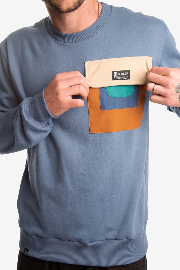 SUDADERA CARGO WOODS BOLSILLOS