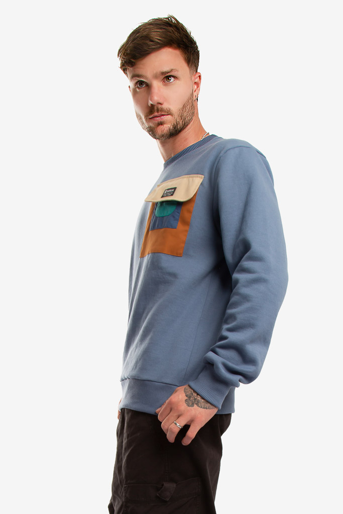 SUDADERA CARGO WOODS BOLSILLOS