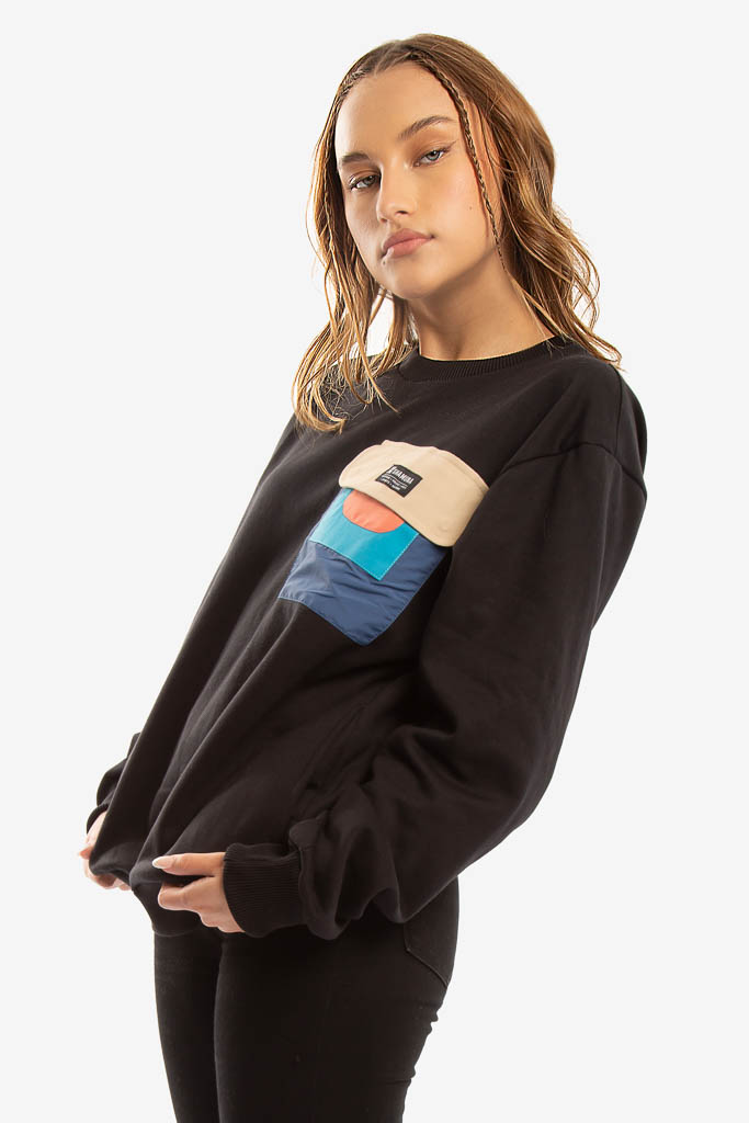 SUDADERA CARGO SUNIRSE BOLSILLOS