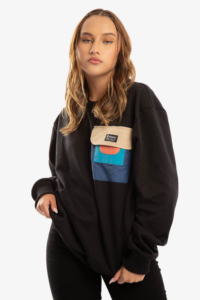 SUDADERA CARGO SUNIRSE BOLSILLOS