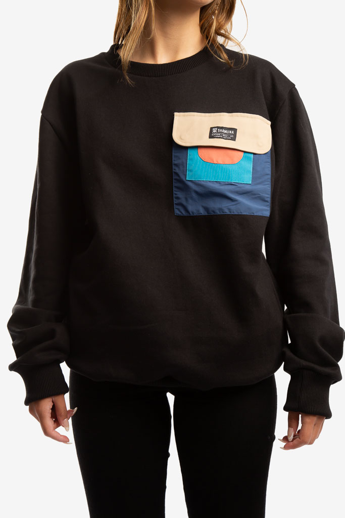 SUDADERA CARGO SUNIRSE BOLSILLOS