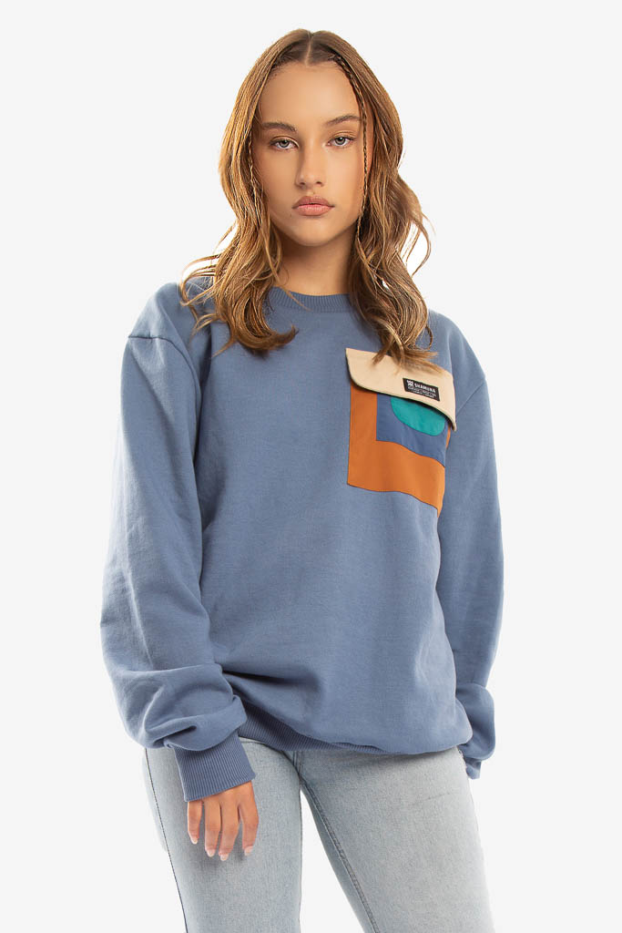 SUDADERA CARGO WOODS BOLSILLOS
