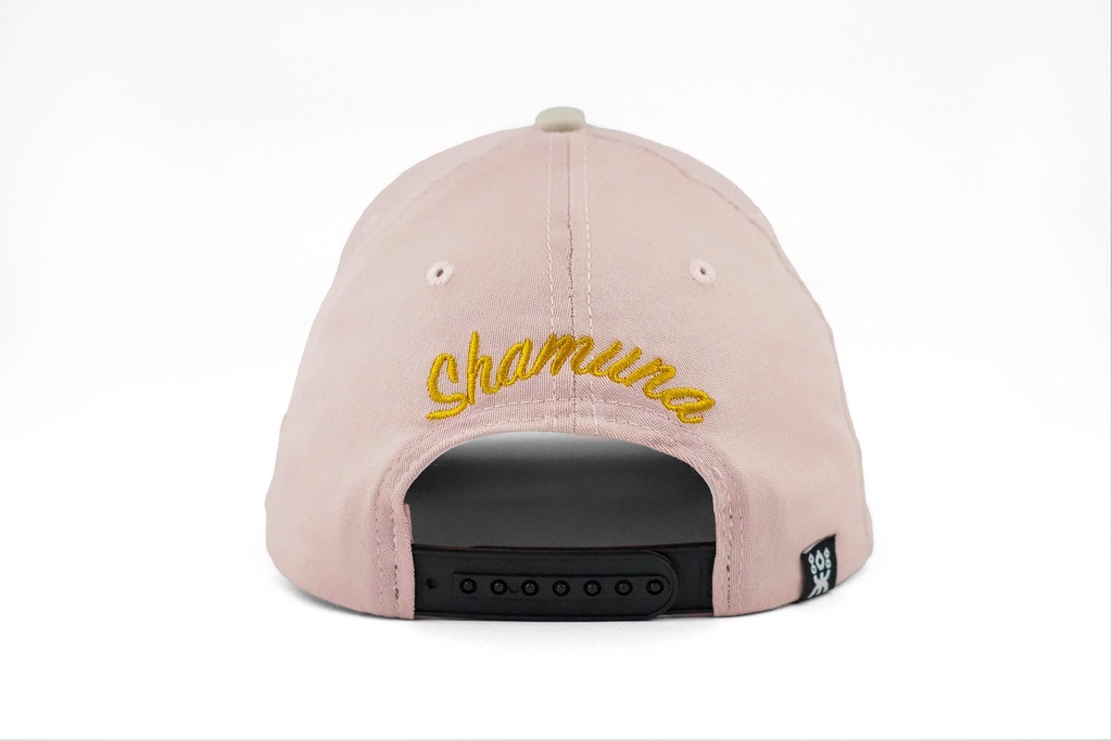 BEIGE/SALMON/ BLACK GOLFER SNAPBACK BLACK LOGO
