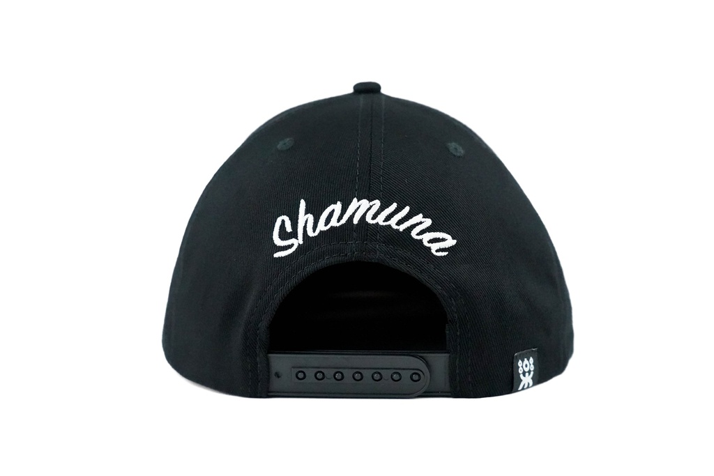 BLACK/BROWN URBAN SNAPBACK WHITE LOGO
