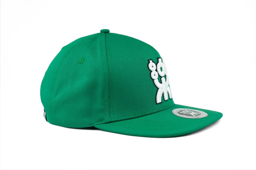 GREEN URBAN SNAPBACK  WHITE LOGO