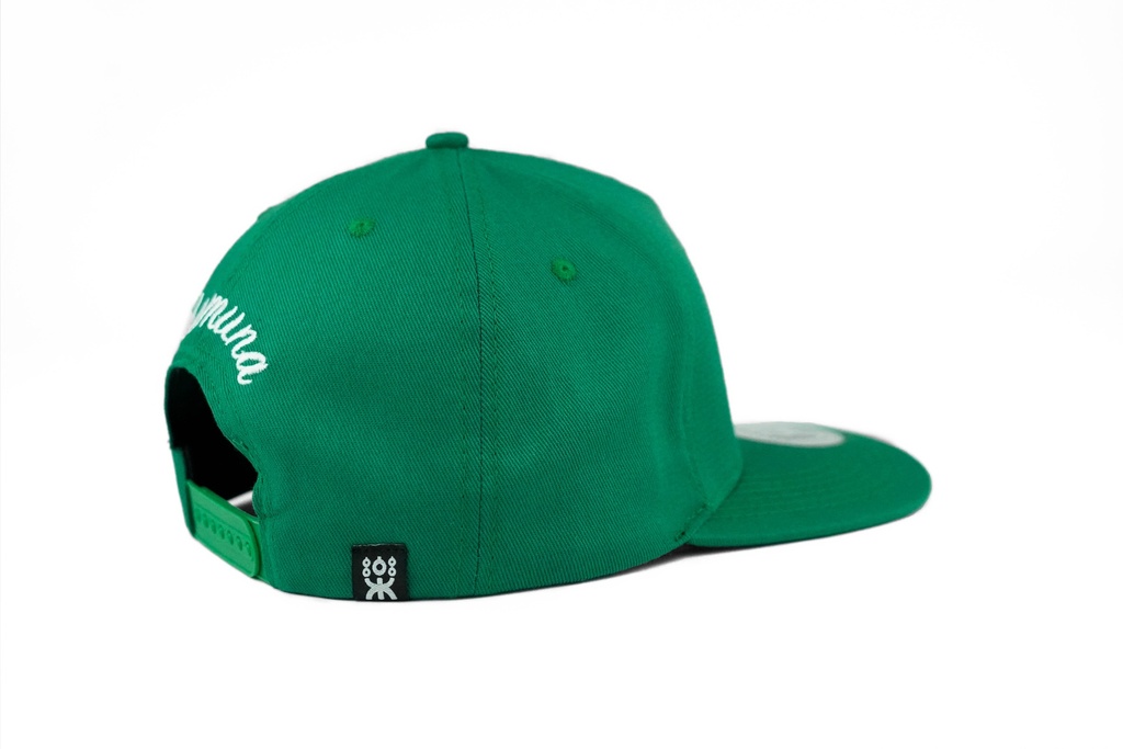 GREEN URBAN SNAPBACK  WHITE LOGO