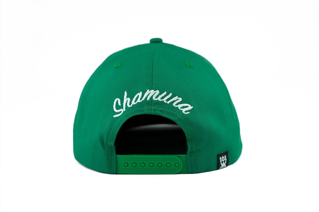 GREEN URBAN SNAPBACK  WHITE LOGO