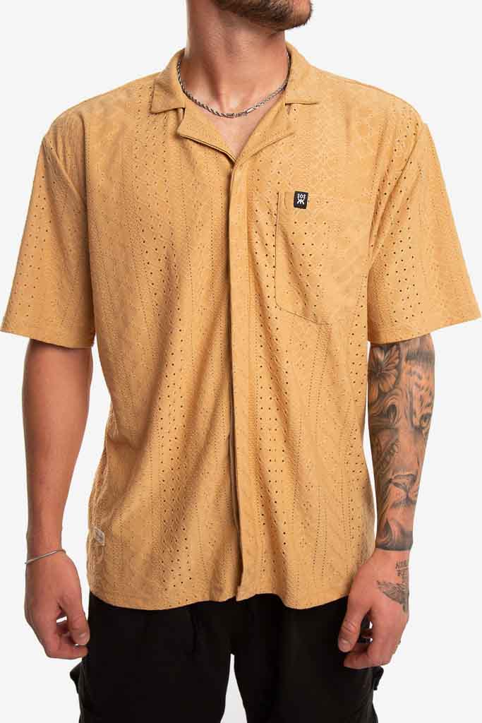 CAMISA MC BEIGE MARRUECOS