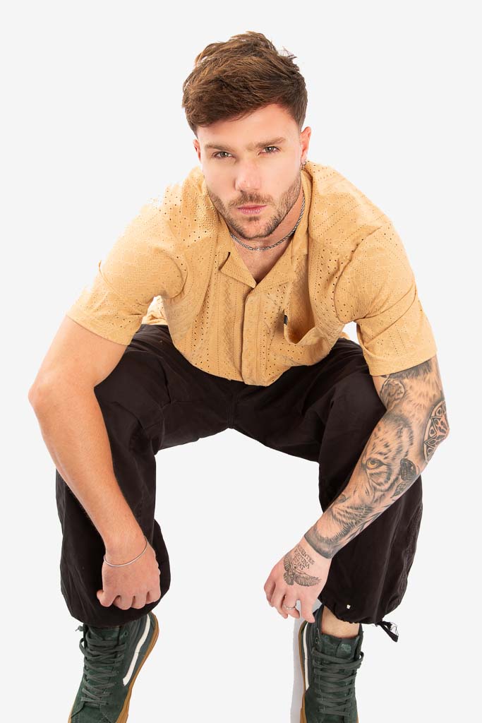CAMISA MC BEIGE MARRUECOS