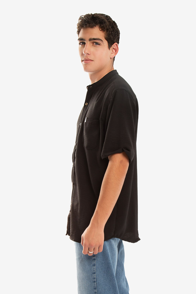 CAMISA MC MAO NEGRO