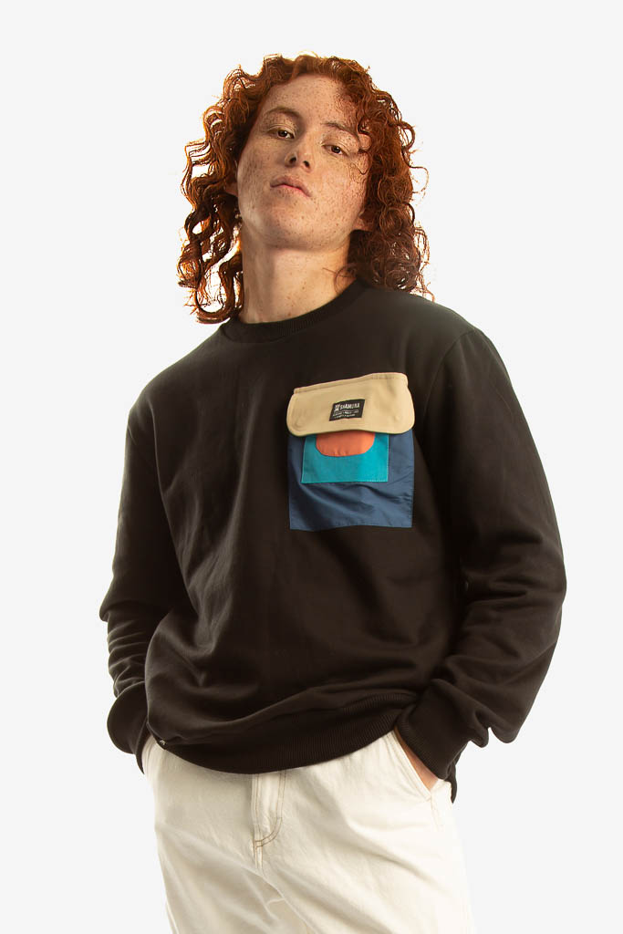SUDADERA CARGO SUNIRSE BOLSILLOS
