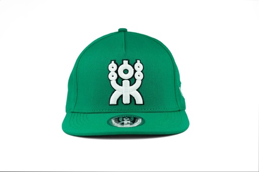 [GRSB0019] GREEN URBAN SNAPBACK WHITE LOGO