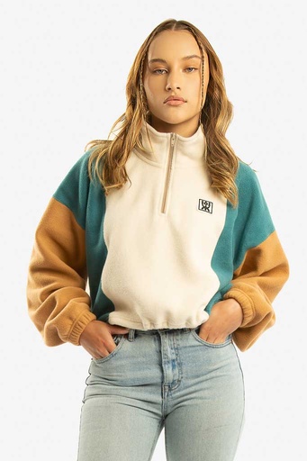 POLAR CROP  MOUNTAIN BEIGE CAMEL TURQ