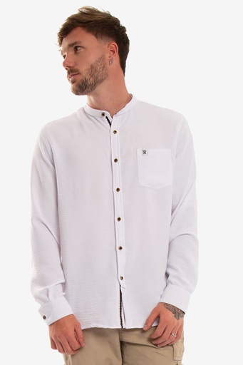 CAMISA ML MAO BLANCO