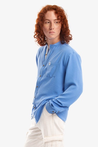 CAMISA ML MAO CELESTE P2