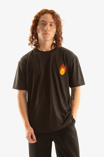 CAMISETA NEGRA SHAMUNA FIRE