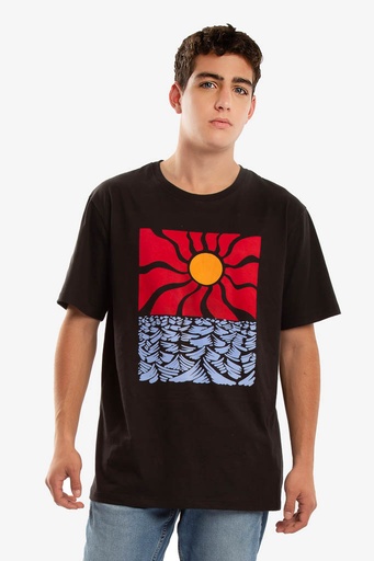 CAMISETA NEGRA SUNRISE
